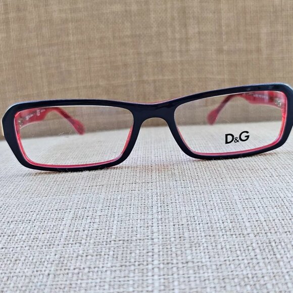 D&G Dolce & Gabbana Women Eyeglasses Blue/Red Tone D&G1225 52[]16 New - Picture 5 of 12